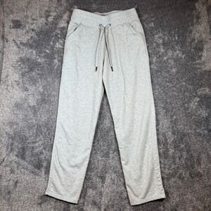 Earth Yoga Sustainable Gray Recycled Polyester Lounge Pants Joggers Large